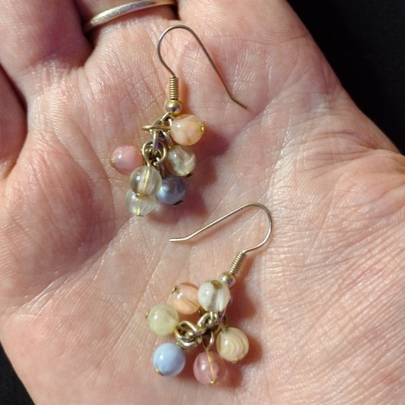 Jewelry - Vintage Multicolor Beaded Earrings